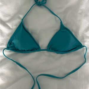 Teal/light blue Roxy Triangle Bikini Top size small